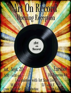 art on record flyer gville